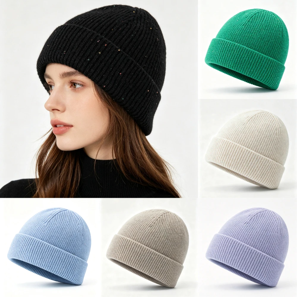 New Women’s Cuffed Ribbed Knit - đánh giá và giá Beanie Cuffed Knit