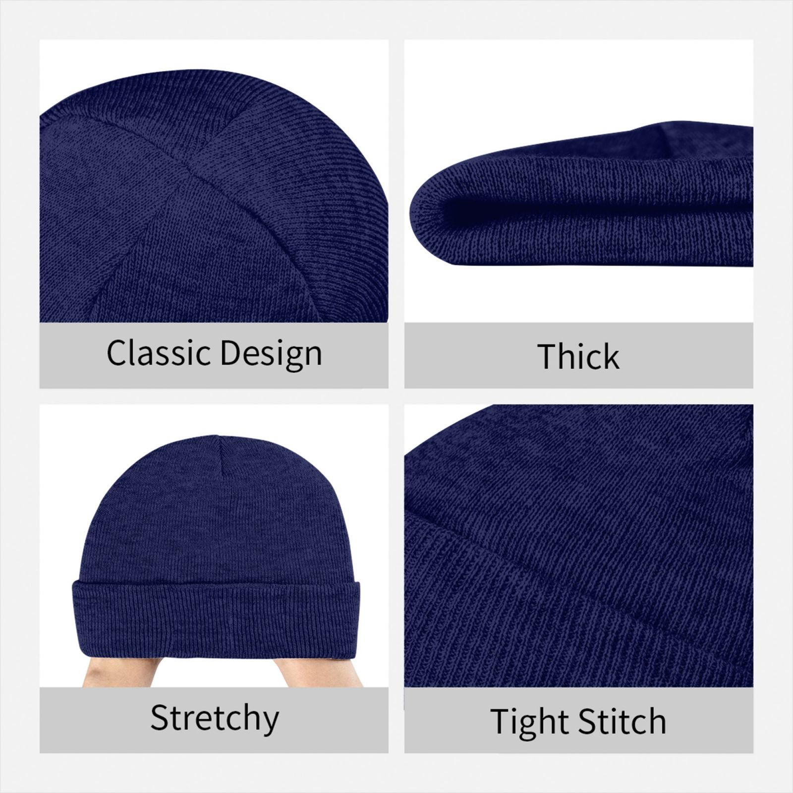 Custom Beanie Hat Personalized - đánh giá và giá Beanie Cuffed Knit