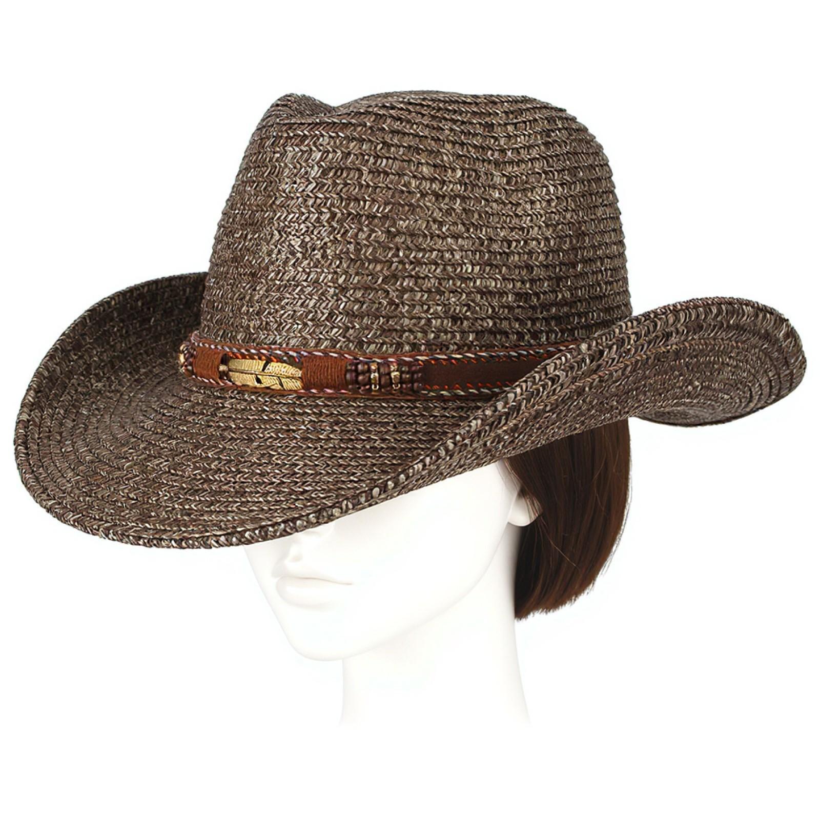 Unisex Mens Womens Sun Hat Wid - đánh giá và giá Cowboy Hat Straw