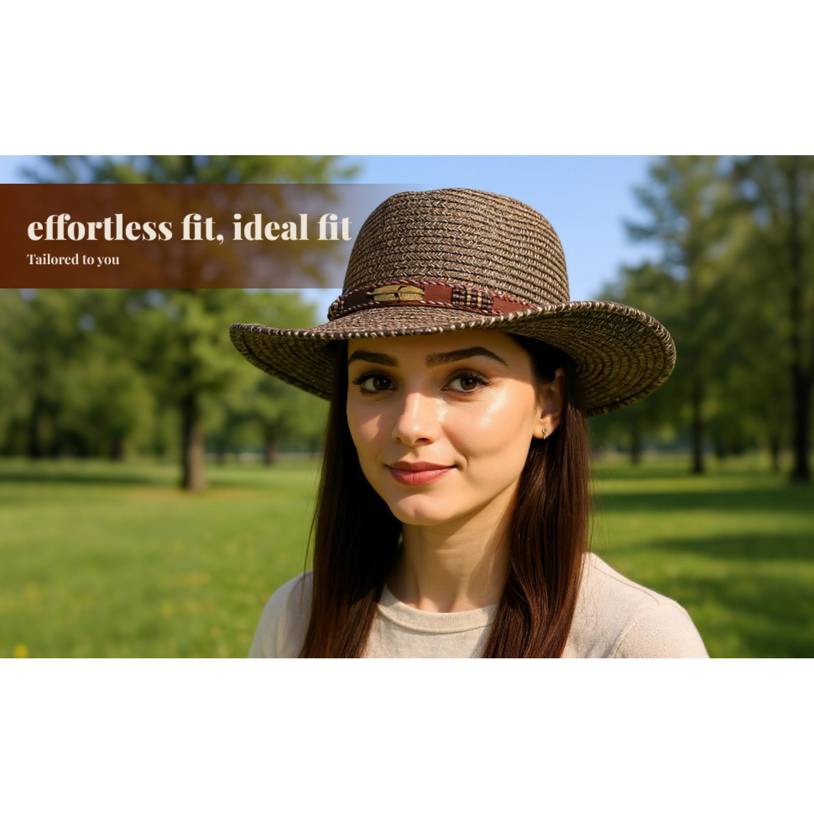 Unisex Mens Womens Sun Hat Wid - đánh giá và giá Cowboy Hat Straw