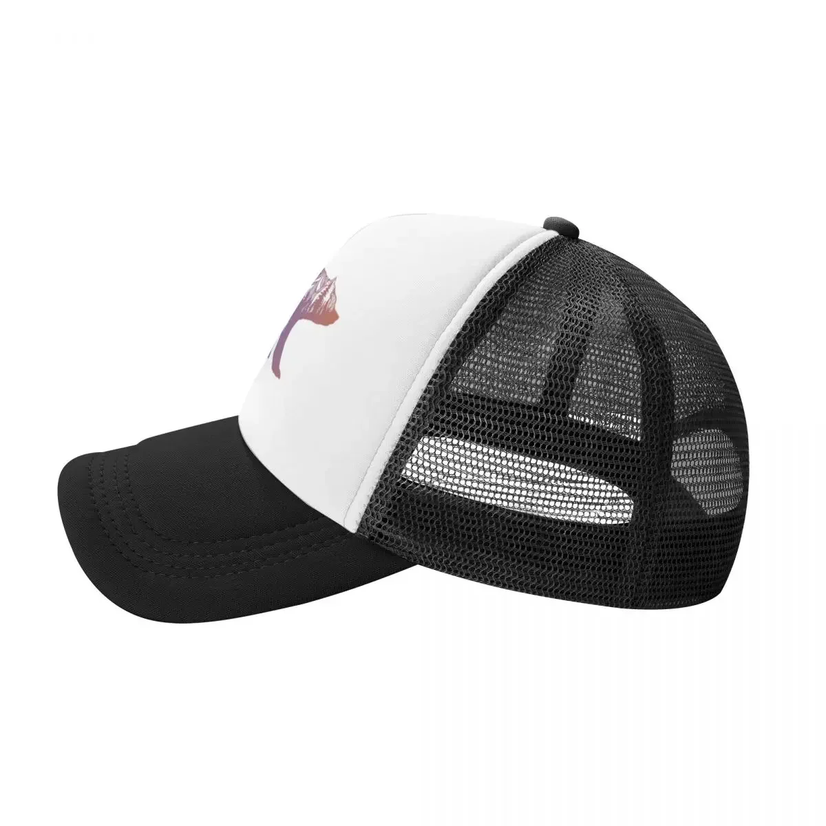 California Bear With Mountains - đánh giá và giá Trucker Cap Mesh